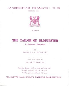The Tailor of Gloucester poster