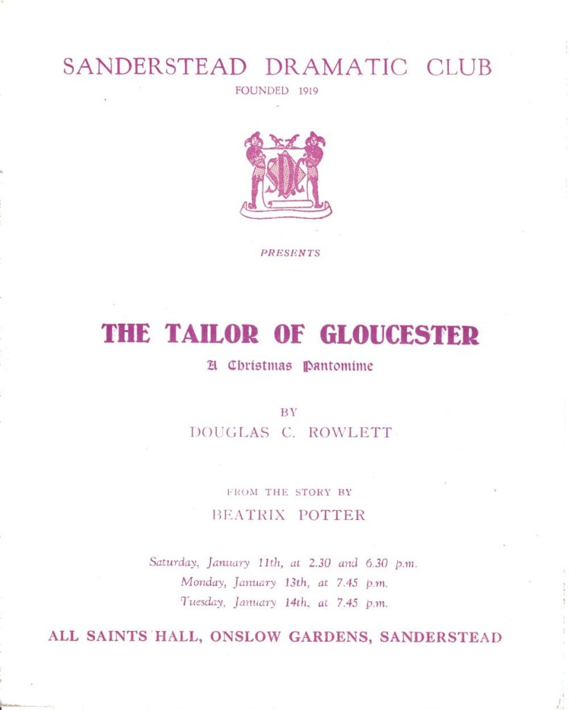 The Tailor of Gloucester poster