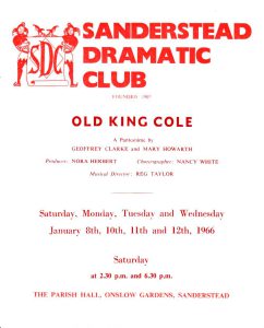 Old King Cole poster