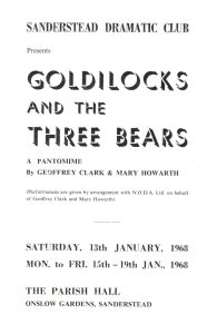Goldilocks and the Three Bears poster