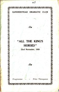 All The King’s Horses poster