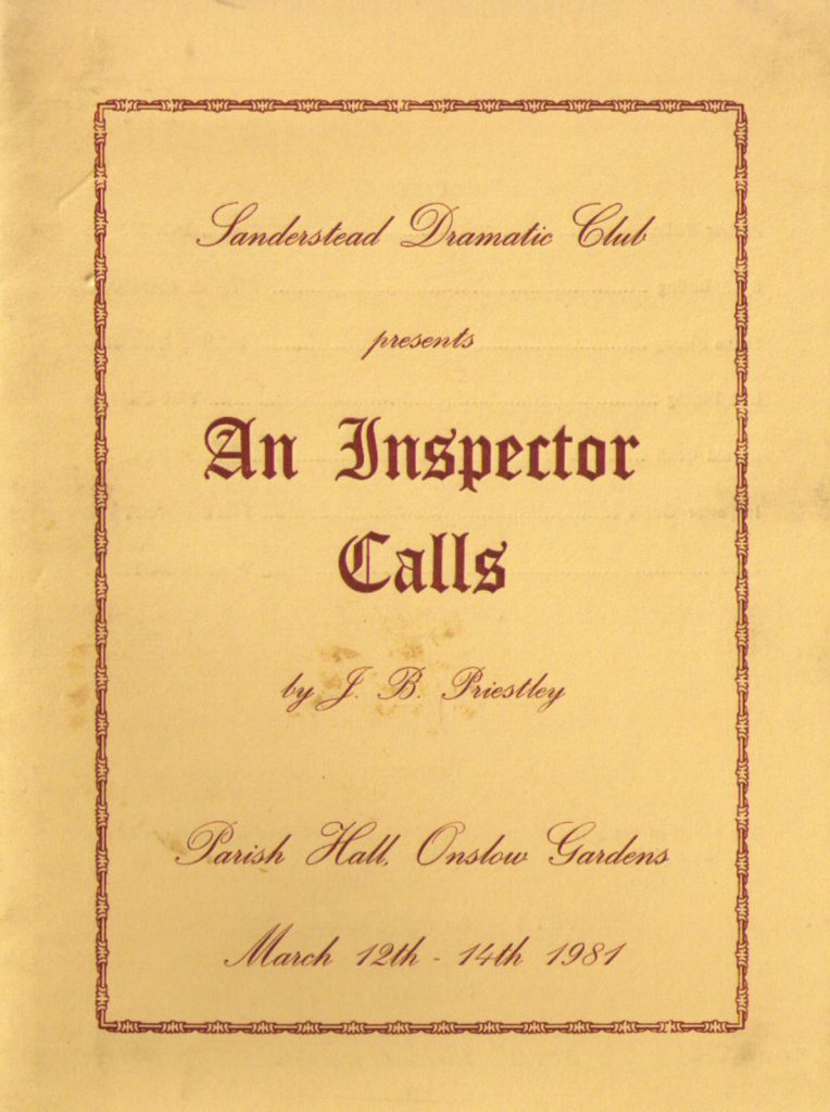 An Inspector Calls poster